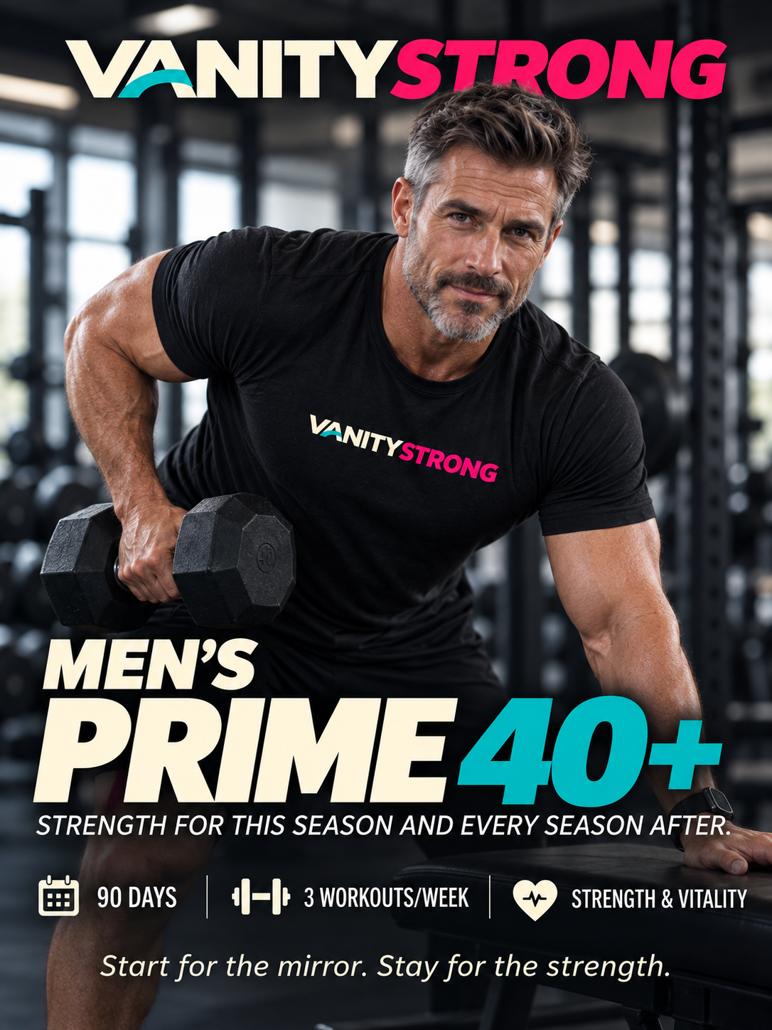Men's Prime 40+ program cover